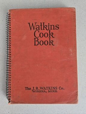 Watkins Cookbook Vintage 1936